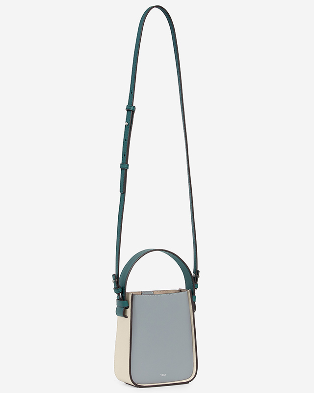 VERA Cabas Mini in Aqua Blue